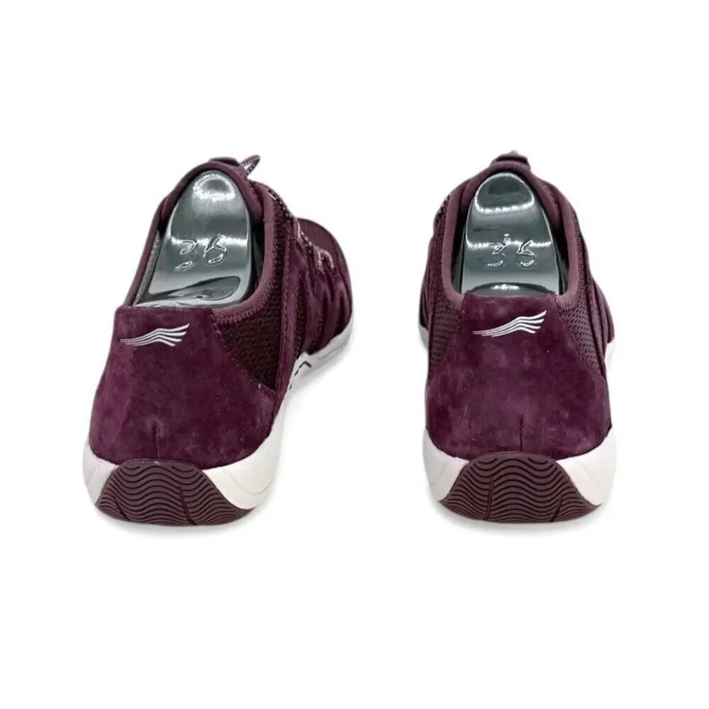 DANSKO Womens Holland Supportive Leather Burgundy Wine Suede Sneaker EU 36